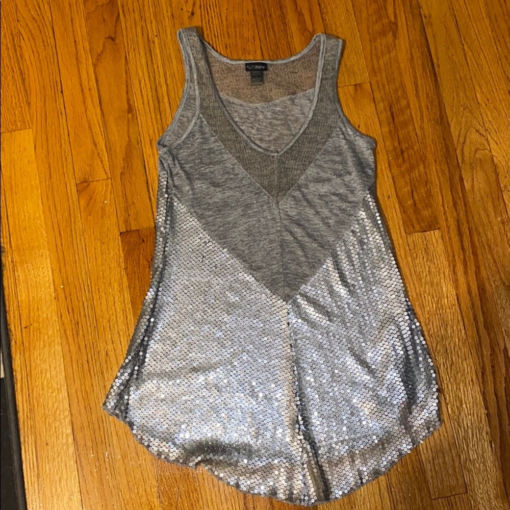 Daytrip sequin tank L